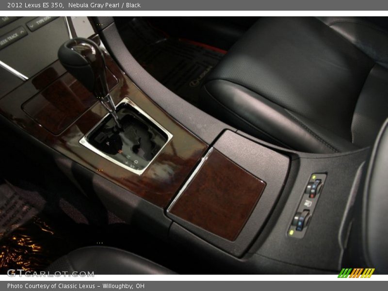 Nebula Gray Pearl / Black 2012 Lexus ES 350