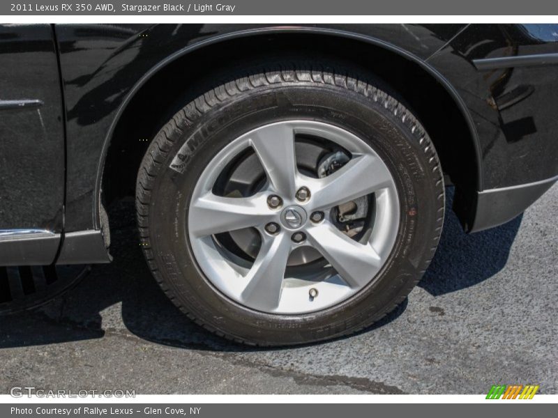 Stargazer Black / Light Gray 2011 Lexus RX 350 AWD