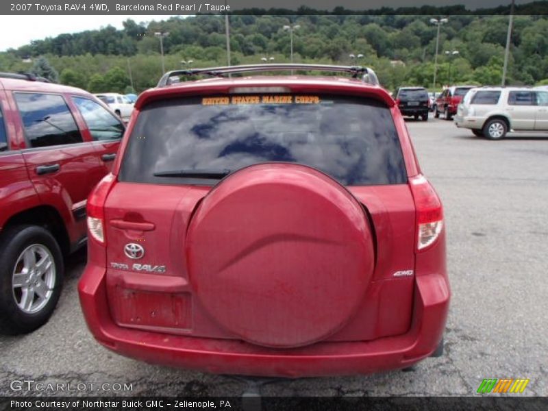 Barcelona Red Pearl / Taupe 2007 Toyota RAV4 4WD