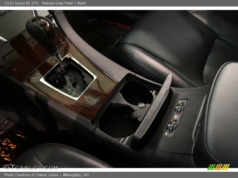 Nebula Gray Pearl / Black 2012 Lexus ES 350