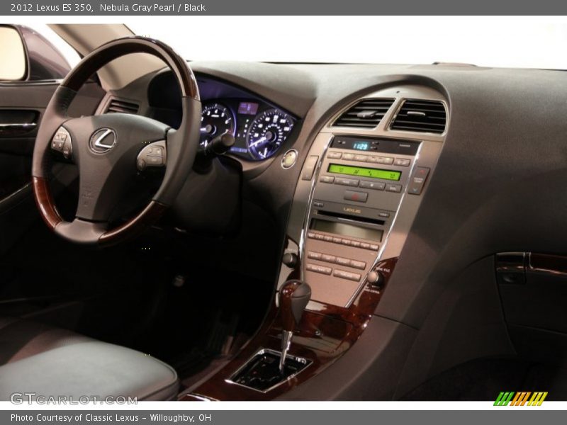 Nebula Gray Pearl / Black 2012 Lexus ES 350