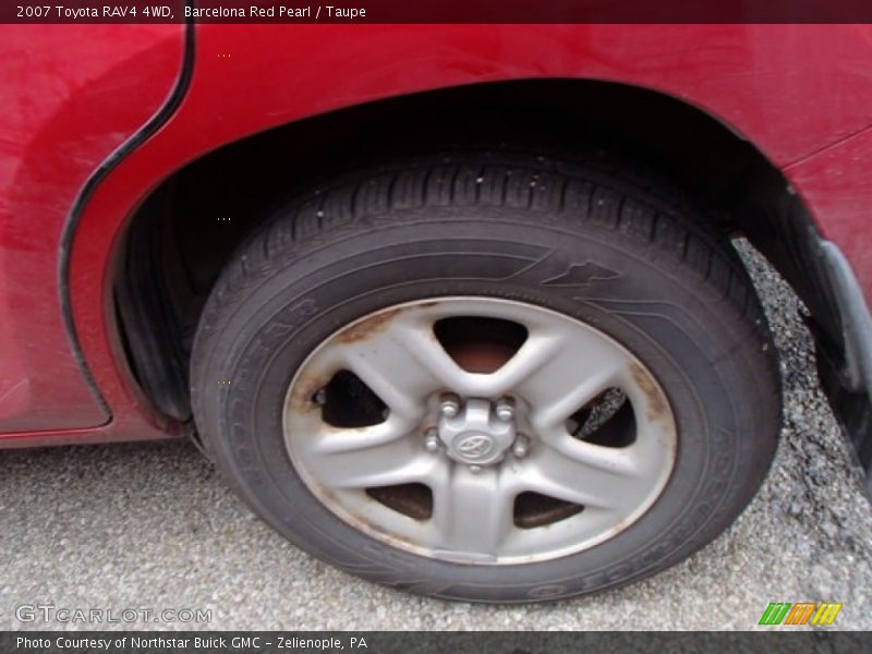 Barcelona Red Pearl / Taupe 2007 Toyota RAV4 4WD