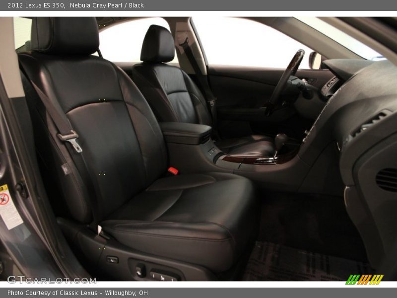 Nebula Gray Pearl / Black 2012 Lexus ES 350