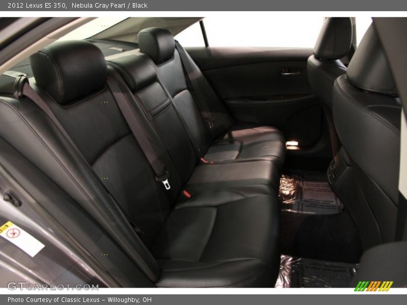 Nebula Gray Pearl / Black 2012 Lexus ES 350