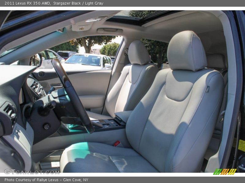 Stargazer Black / Light Gray 2011 Lexus RX 350 AWD