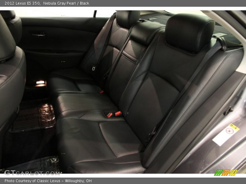 Nebula Gray Pearl / Black 2012 Lexus ES 350