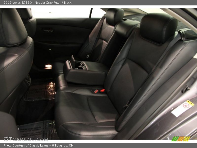 Nebula Gray Pearl / Black 2012 Lexus ES 350