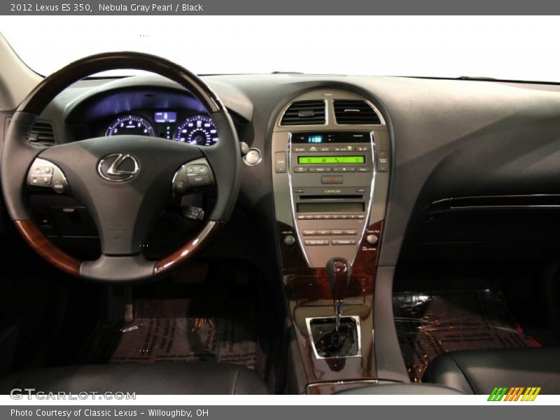 Nebula Gray Pearl / Black 2012 Lexus ES 350