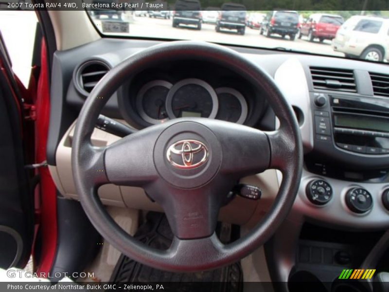 Barcelona Red Pearl / Taupe 2007 Toyota RAV4 4WD