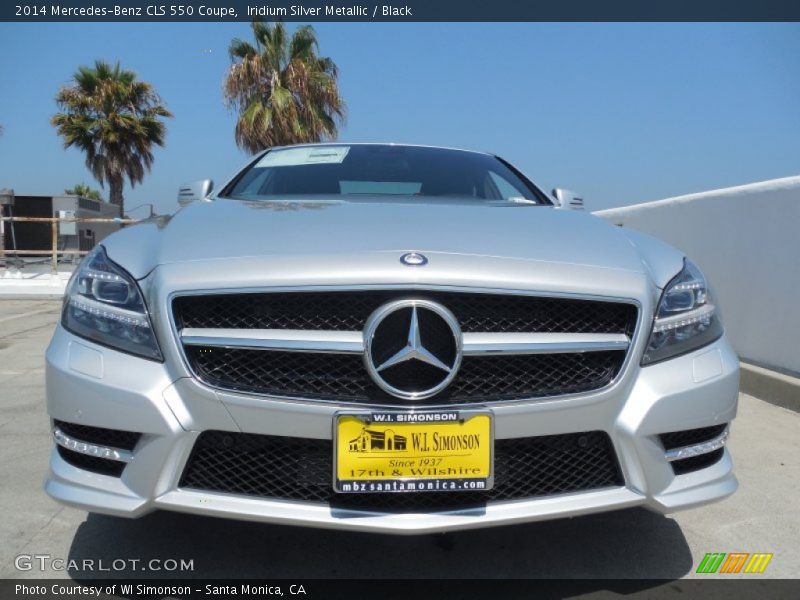 Iridium Silver Metallic / Black 2014 Mercedes-Benz CLS 550 Coupe