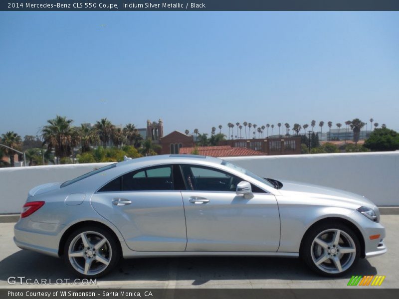 Iridium Silver Metallic / Black 2014 Mercedes-Benz CLS 550 Coupe