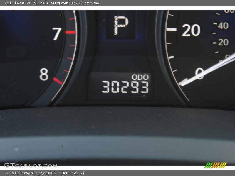 Stargazer Black / Light Gray 2011 Lexus RX 350 AWD