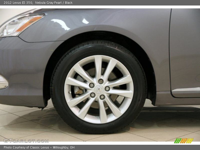 Nebula Gray Pearl / Black 2012 Lexus ES 350