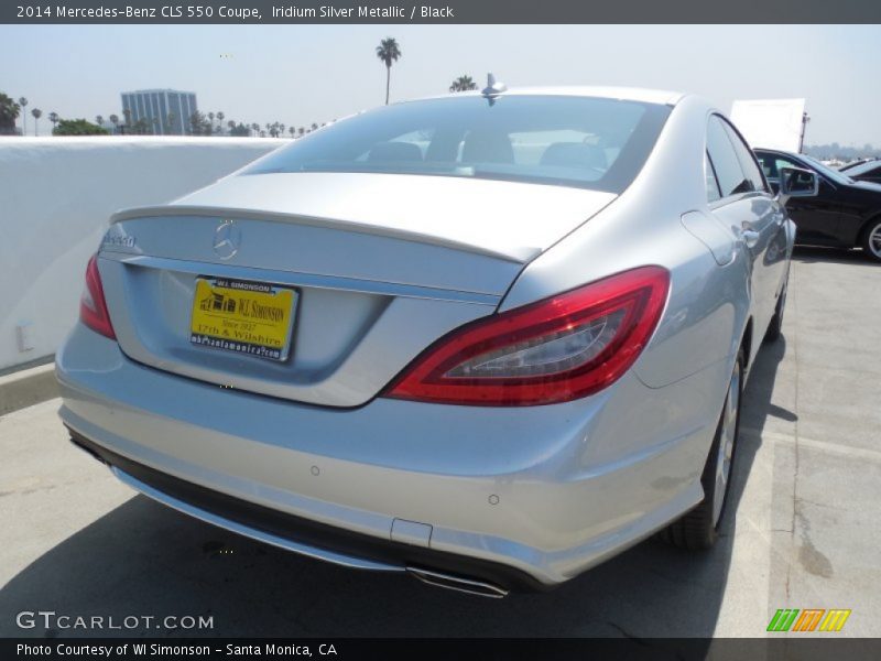 Iridium Silver Metallic / Black 2014 Mercedes-Benz CLS 550 Coupe