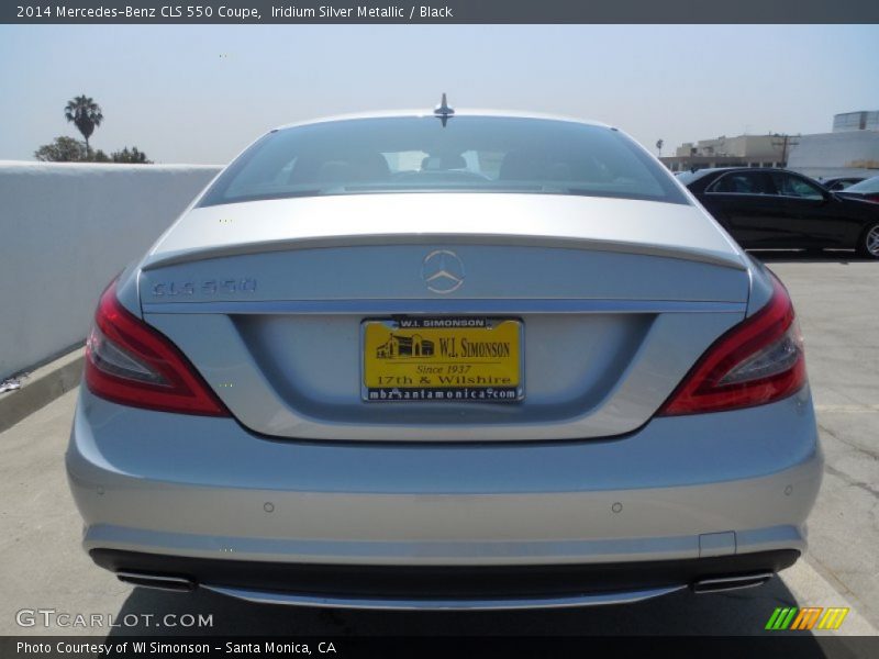 Iridium Silver Metallic / Black 2014 Mercedes-Benz CLS 550 Coupe