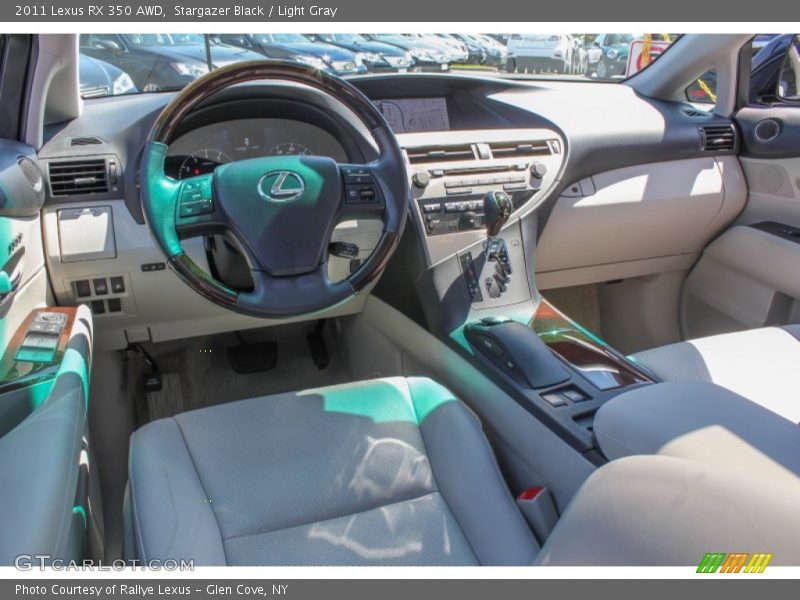 Stargazer Black / Light Gray 2011 Lexus RX 350 AWD