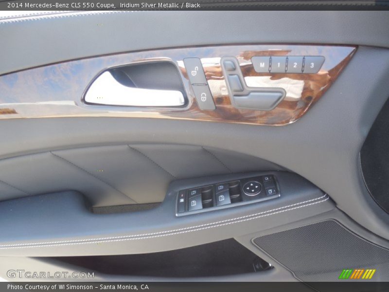 Iridium Silver Metallic / Black 2014 Mercedes-Benz CLS 550 Coupe