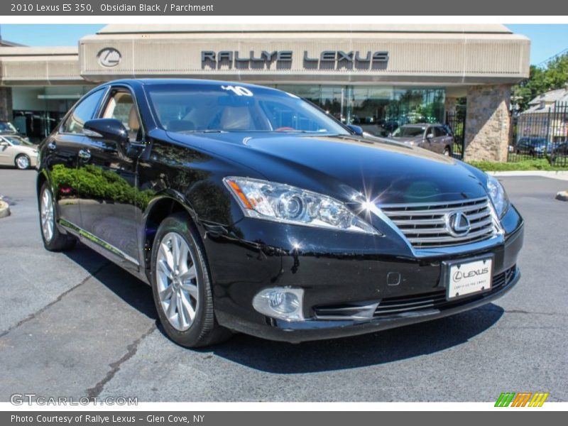 Obsidian Black / Parchment 2010 Lexus ES 350