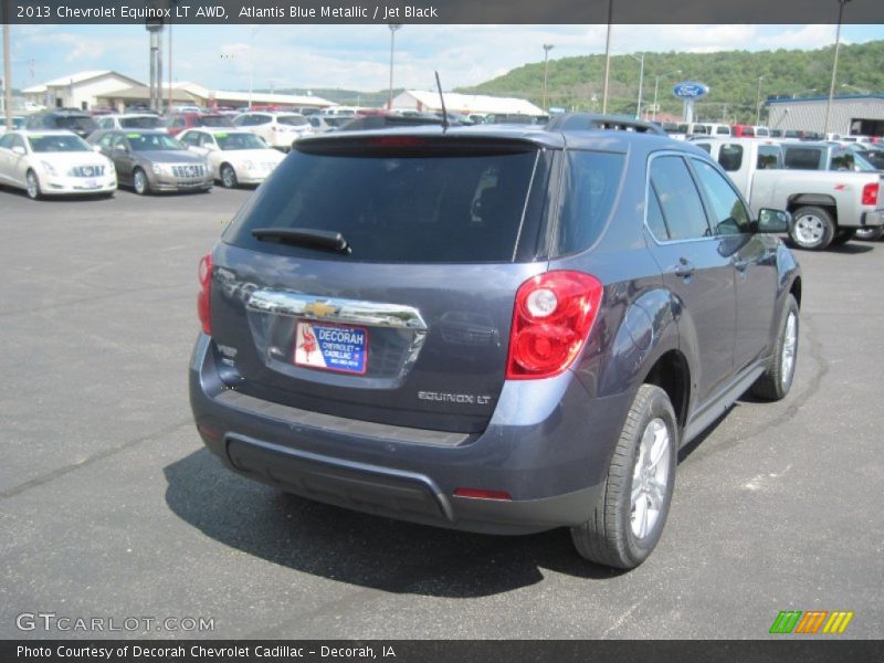 Atlantis Blue Metallic / Jet Black 2013 Chevrolet Equinox LT AWD