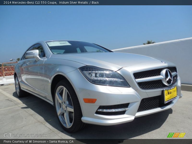 Iridium Silver Metallic / Black 2014 Mercedes-Benz CLS 550 Coupe