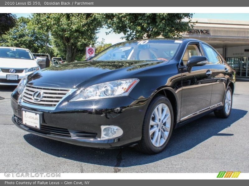 Obsidian Black / Parchment 2010 Lexus ES 350