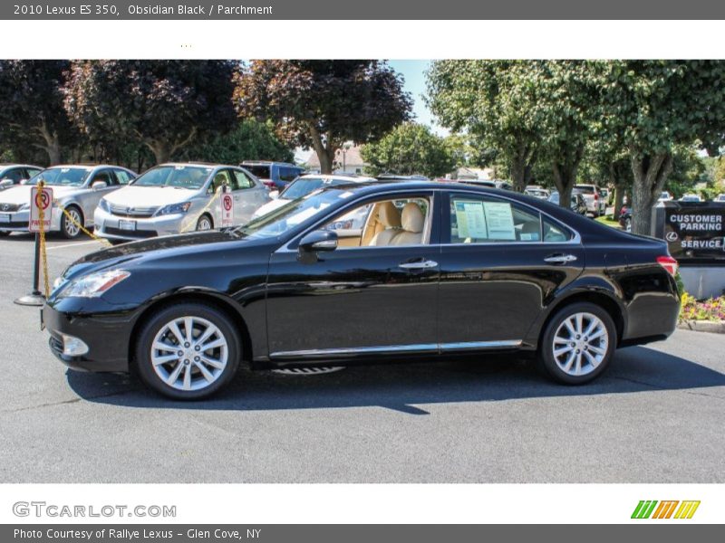 Obsidian Black / Parchment 2010 Lexus ES 350