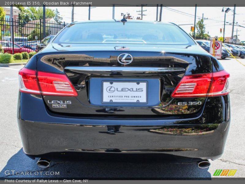 Obsidian Black / Parchment 2010 Lexus ES 350