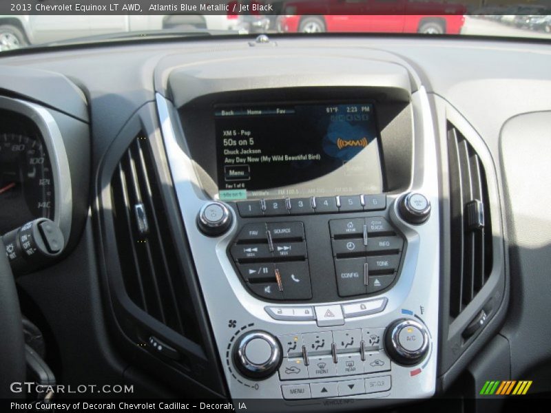 Atlantis Blue Metallic / Jet Black 2013 Chevrolet Equinox LT AWD