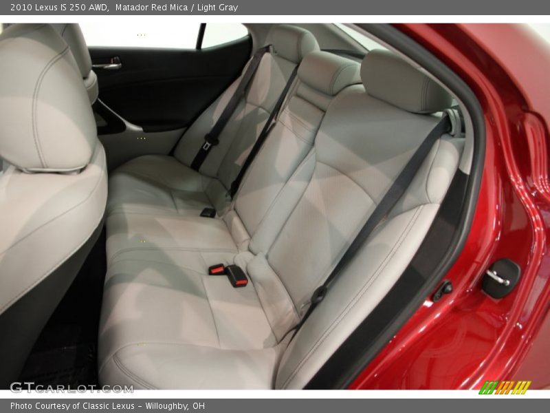 Rear Seat of 2010 IS 250 AWD