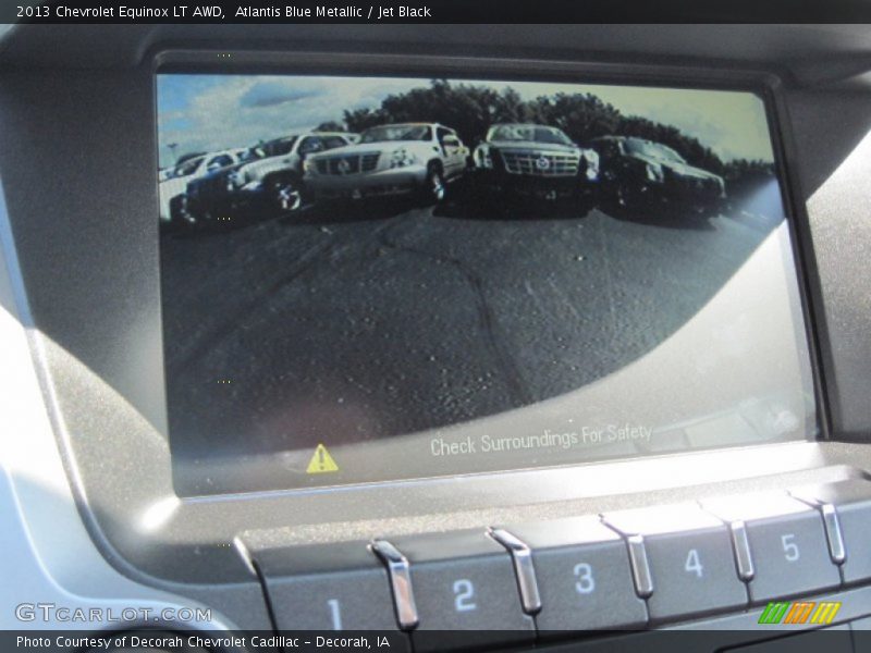 Atlantis Blue Metallic / Jet Black 2013 Chevrolet Equinox LT AWD