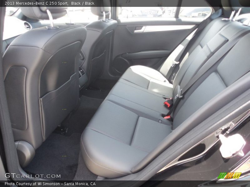 Black / Black 2013 Mercedes-Benz C 250 Sport