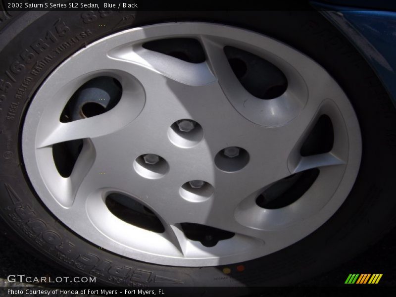 Blue / Black 2002 Saturn S Series SL2 Sedan