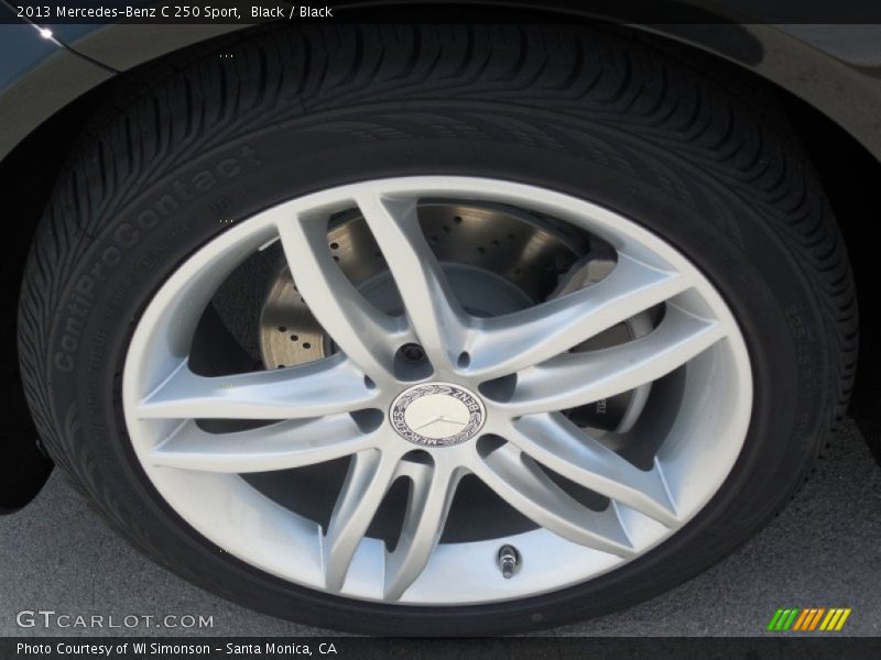 Black / Black 2013 Mercedes-Benz C 250 Sport