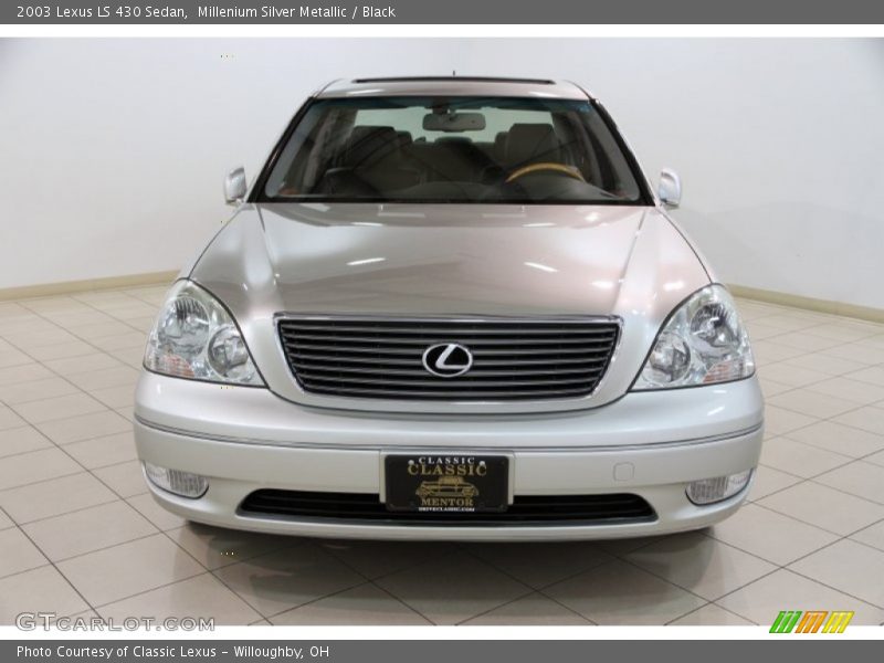 Millenium Silver Metallic / Black 2003 Lexus LS 430 Sedan