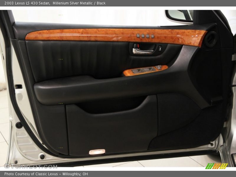 Millenium Silver Metallic / Black 2003 Lexus LS 430 Sedan