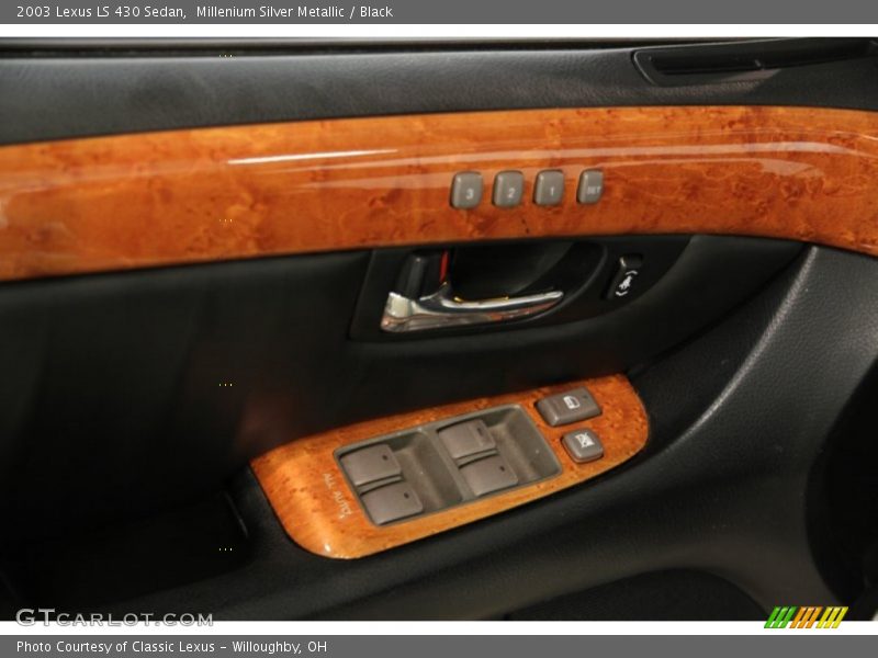 Millenium Silver Metallic / Black 2003 Lexus LS 430 Sedan