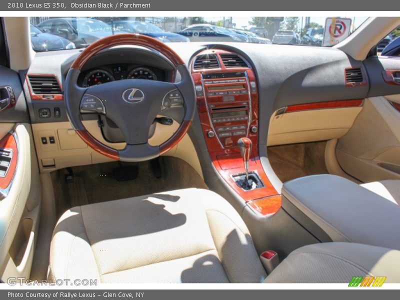 Obsidian Black / Parchment 2010 Lexus ES 350