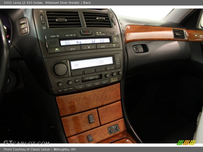Millenium Silver Metallic / Black 2003 Lexus LS 430 Sedan