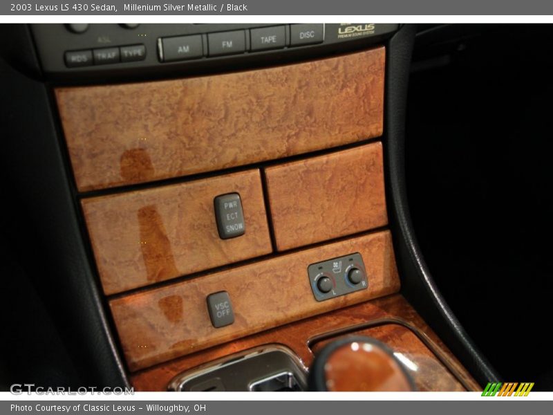 Millenium Silver Metallic / Black 2003 Lexus LS 430 Sedan