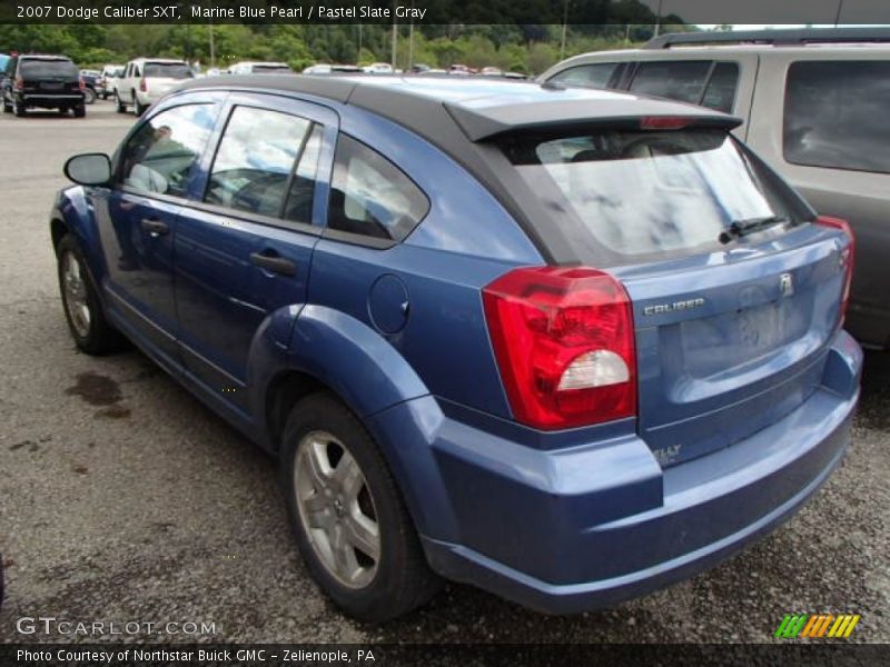 Marine Blue Pearl / Pastel Slate Gray 2007 Dodge Caliber SXT