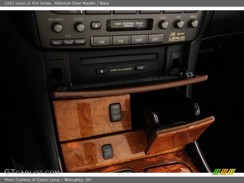 Millenium Silver Metallic / Black 2003 Lexus LS 430 Sedan