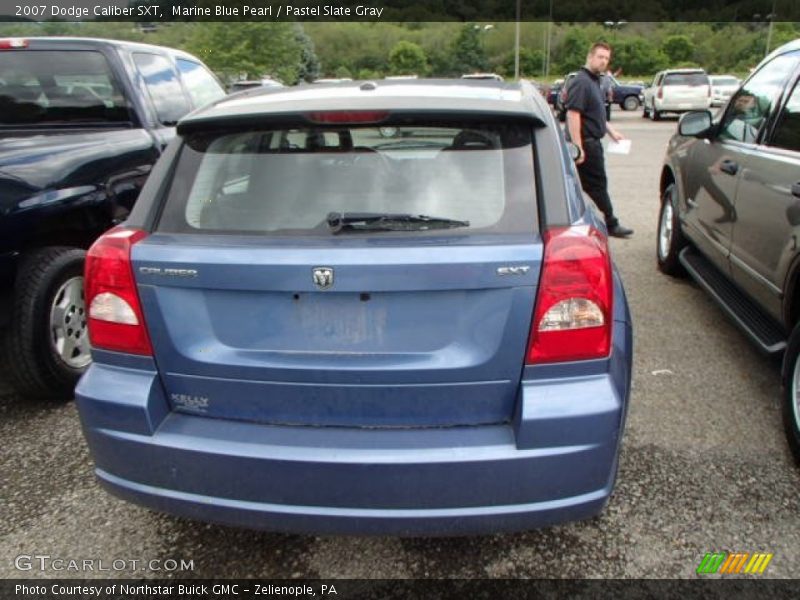 Marine Blue Pearl / Pastel Slate Gray 2007 Dodge Caliber SXT
