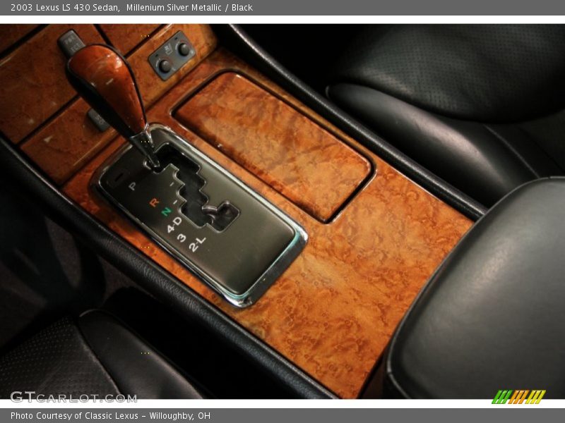 Millenium Silver Metallic / Black 2003 Lexus LS 430 Sedan