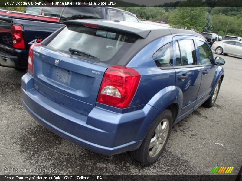 Marine Blue Pearl / Pastel Slate Gray 2007 Dodge Caliber SXT