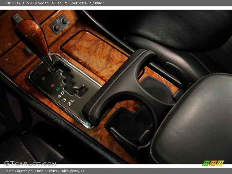 Millenium Silver Metallic / Black 2003 Lexus LS 430 Sedan