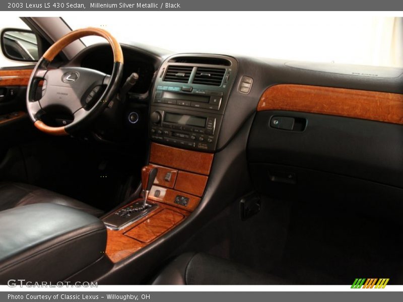 Millenium Silver Metallic / Black 2003 Lexus LS 430 Sedan