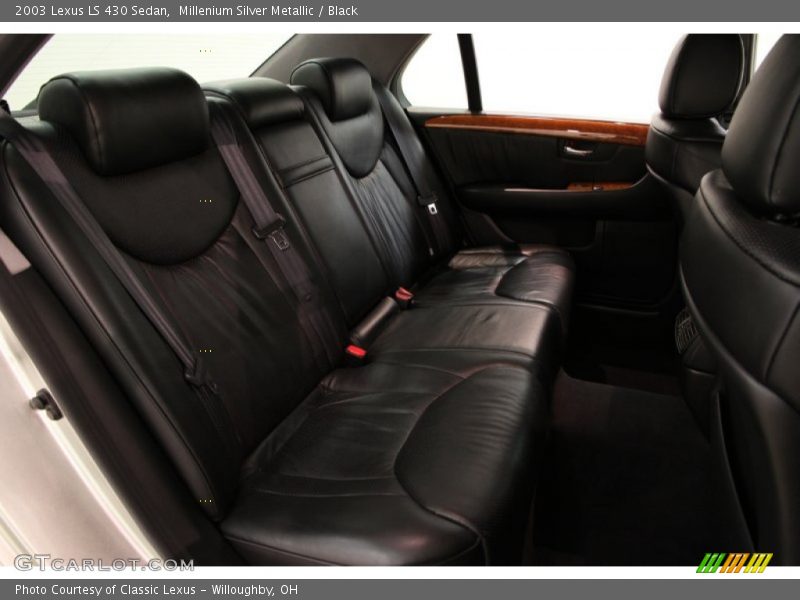 Millenium Silver Metallic / Black 2003 Lexus LS 430 Sedan
