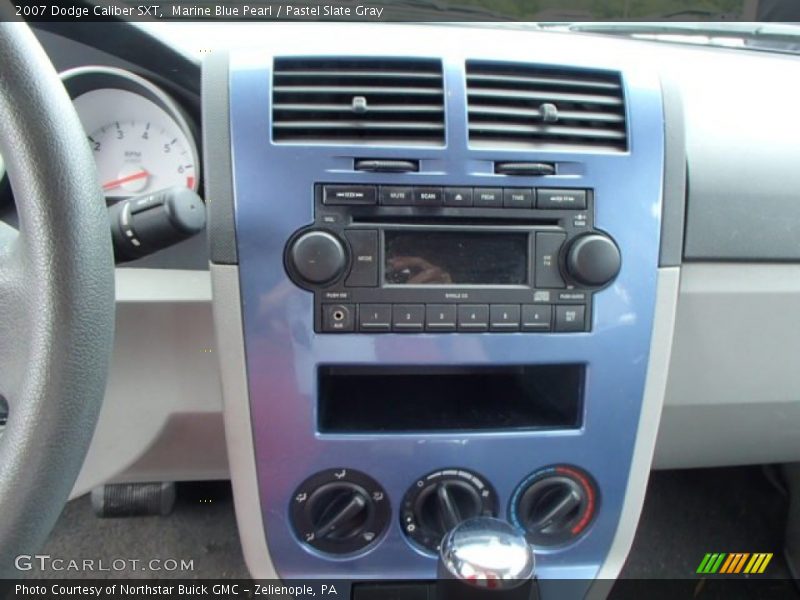 Marine Blue Pearl / Pastel Slate Gray 2007 Dodge Caliber SXT
