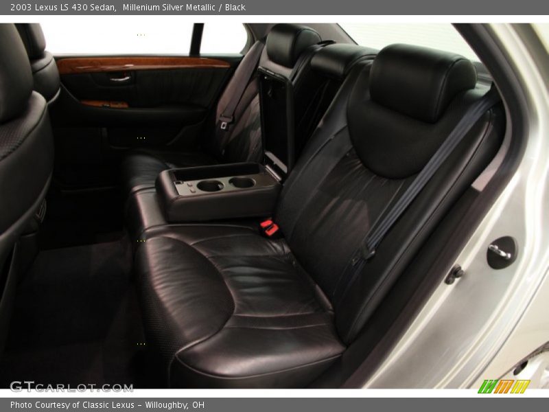 Millenium Silver Metallic / Black 2003 Lexus LS 430 Sedan