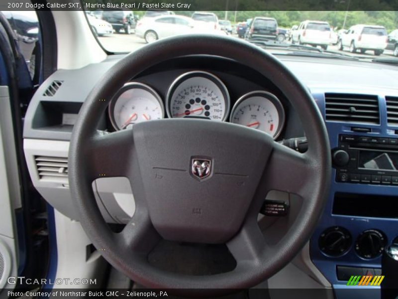 Marine Blue Pearl / Pastel Slate Gray 2007 Dodge Caliber SXT